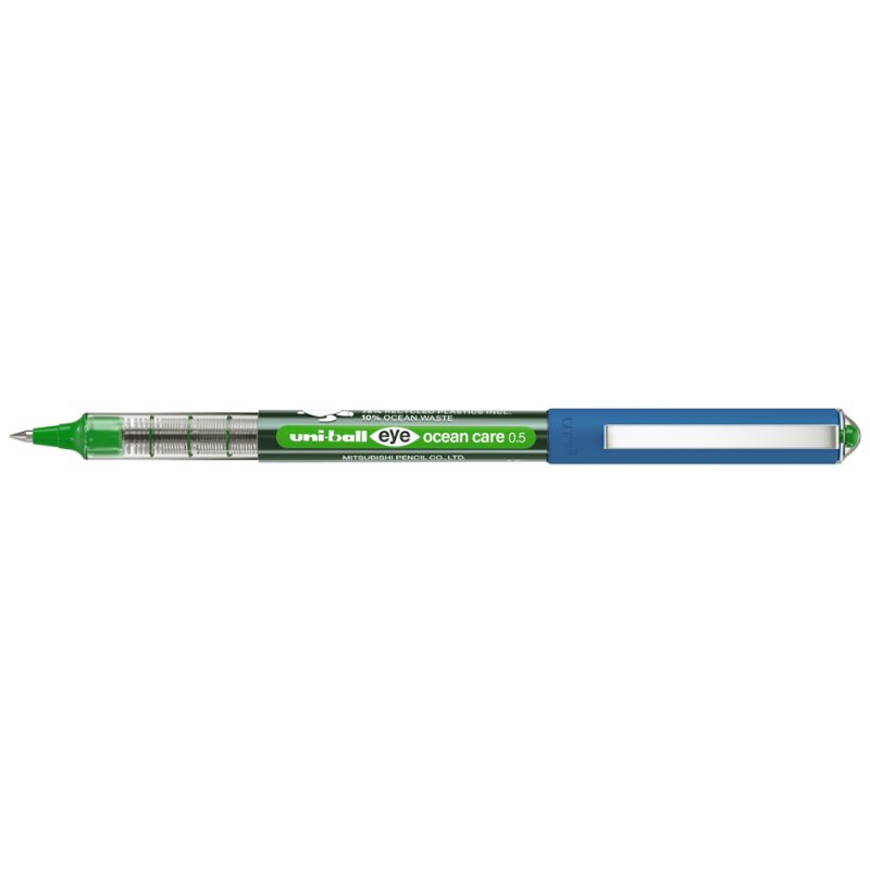 uni-ball rollerpen eye ocean care, zwart, 0,5 mm